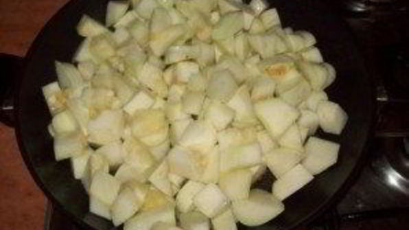 рагу из патиссонов