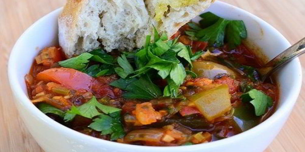 Рецепт рагу из помидоров и перца