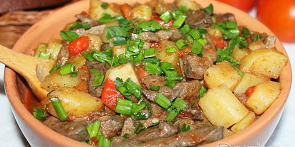 Рецепт рагу овощное с печенью индейки