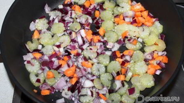 рагу овощное с печенью индейки