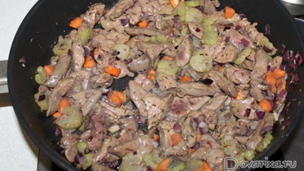 рагу овощное с печенью индейки