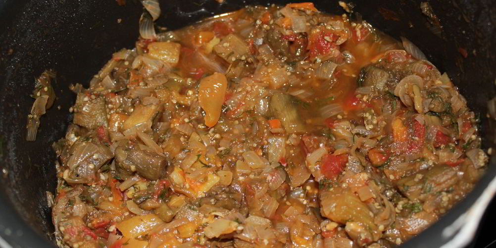 Рецепт рагу овощное с зеленью