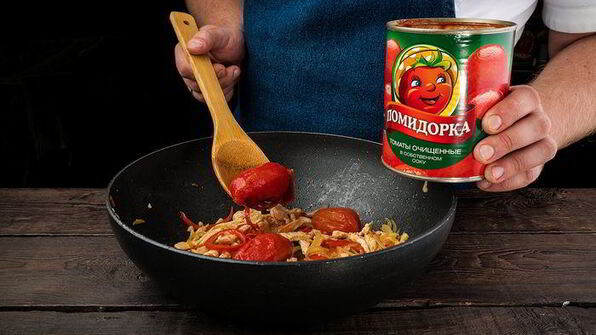 рагу с болгарским перцем и лососем