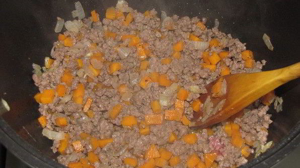 рагу с кабачком и базиликом