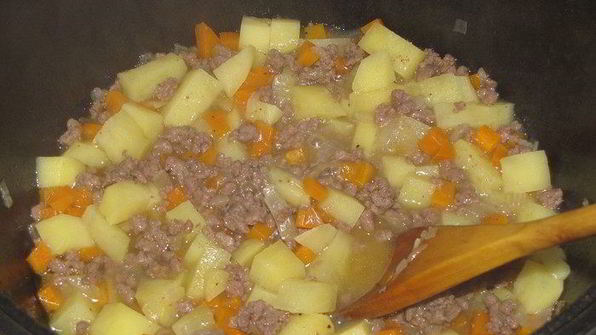 рагу с кабачком и базиликом