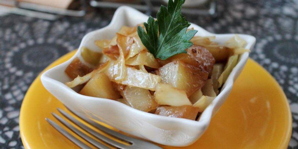 Рецепт рагу с капустой и картошкой в мультиварке