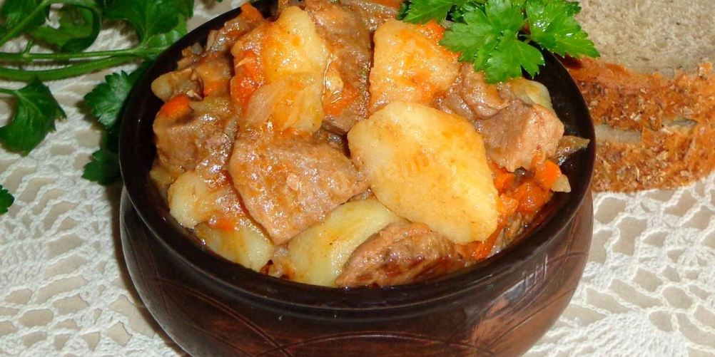 Рецепт рагу с капустой картошкой и мясом