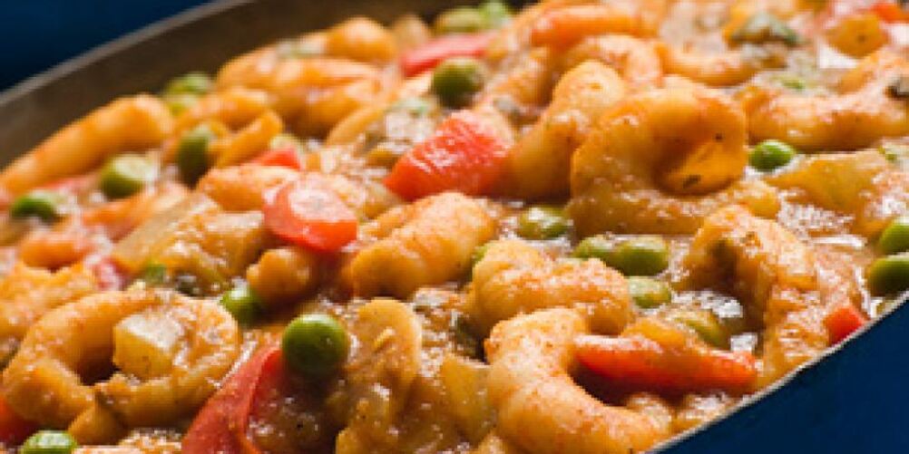 Рецепт рагу с креветками