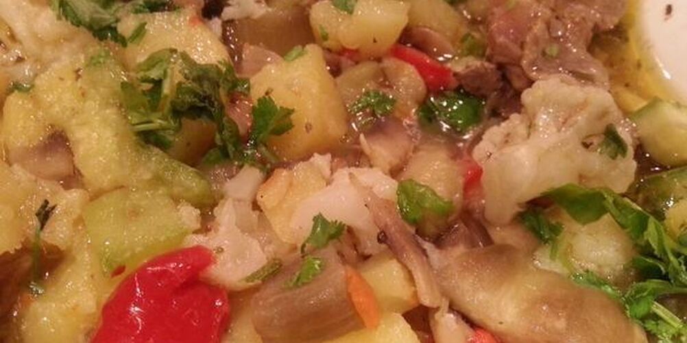 Рецепт рагу с курицей и овощами