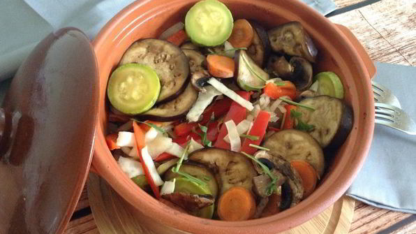 рагу с овощами и говядиной