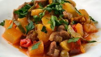 Рагу со свининой