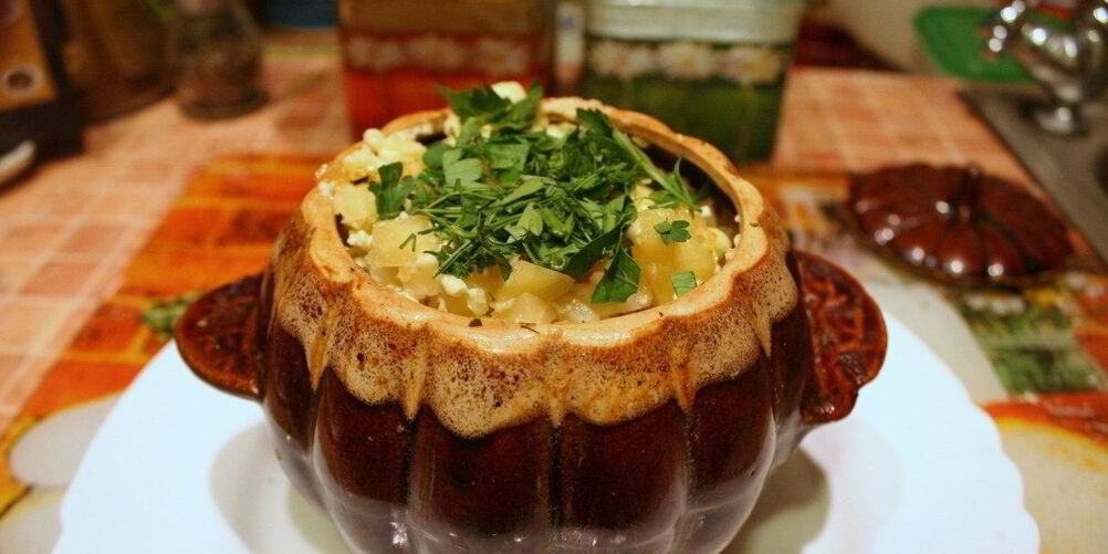 Рецепт рагу в горшочках с курицей