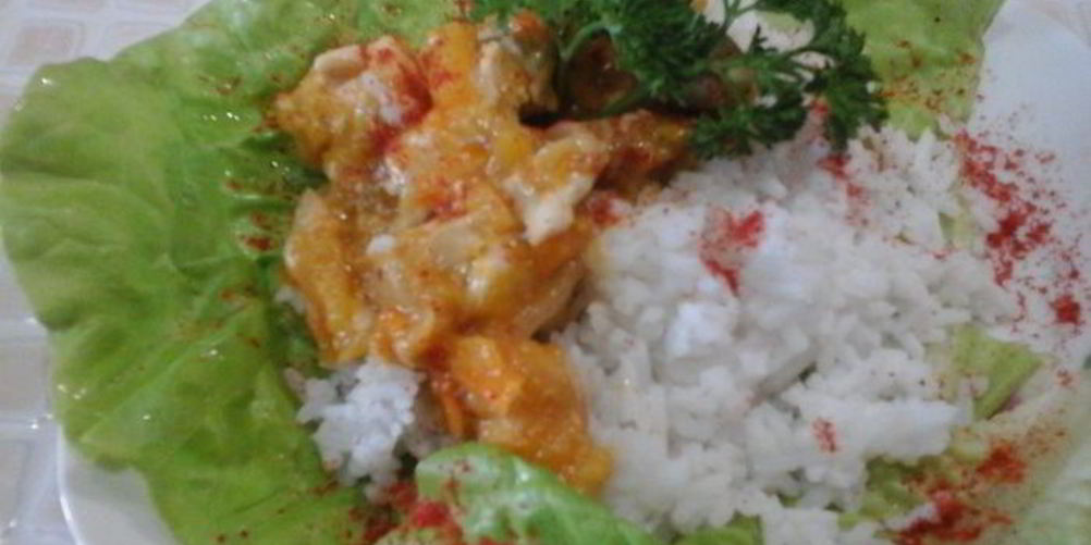 Рецепт солнечное рагу с курицей, тыквой и сливами