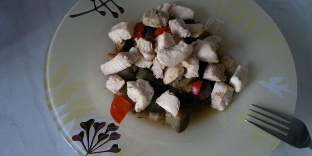 Рецепт восточные овощное рагу и мясо птицы в восточных специях