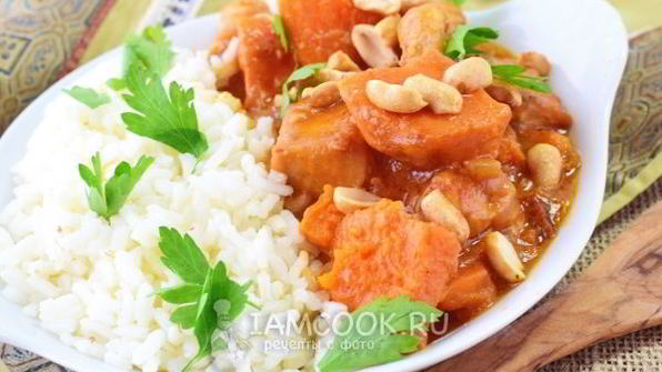 эфиопское рагу с арахисом