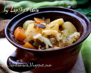 Зимнее рагу из корнеплодов