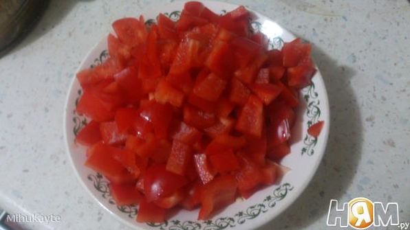 рисовая лапша с мясом