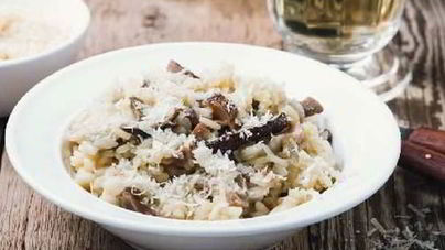 Душистое ризотто с грибами