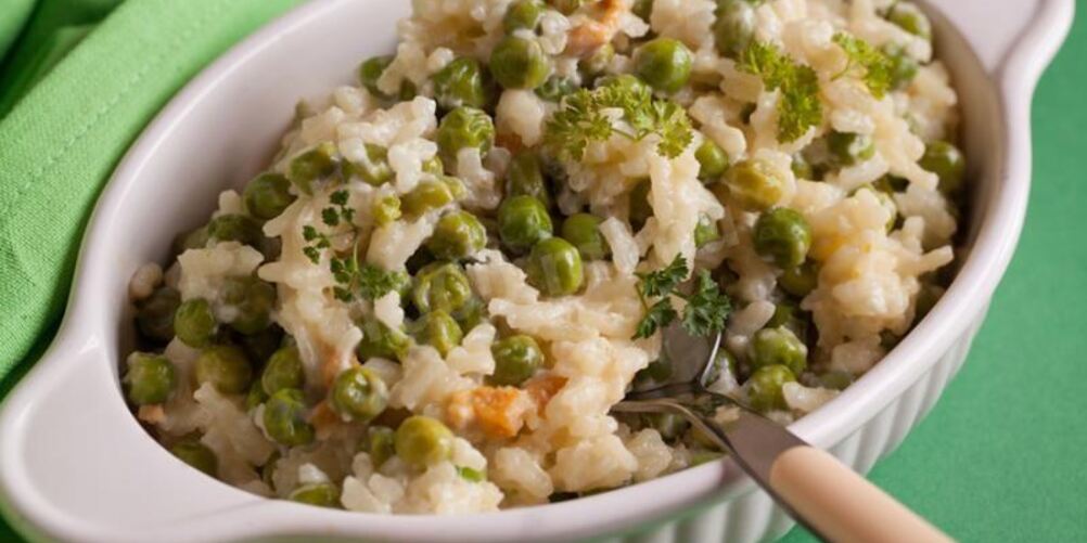 Рецепт ризи е бизи — ризотто с зеленым горошком