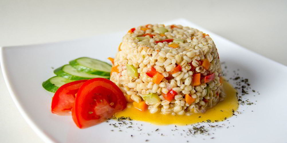 Рецепт ризотто из перловки с овощами