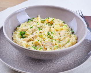 Ризотто по-русски с сочной курочкой