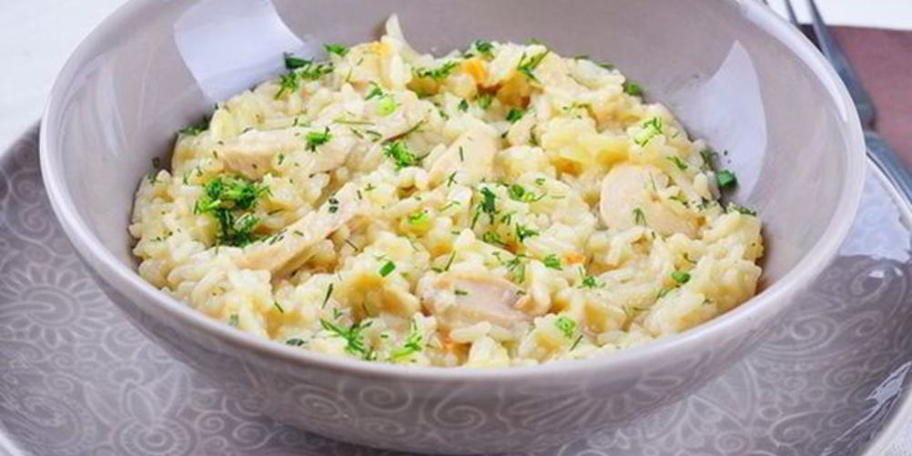 Рецепт ризотто по-русски с сочной курочкой