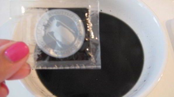 ризотто с чернилами каракатицы и креветками