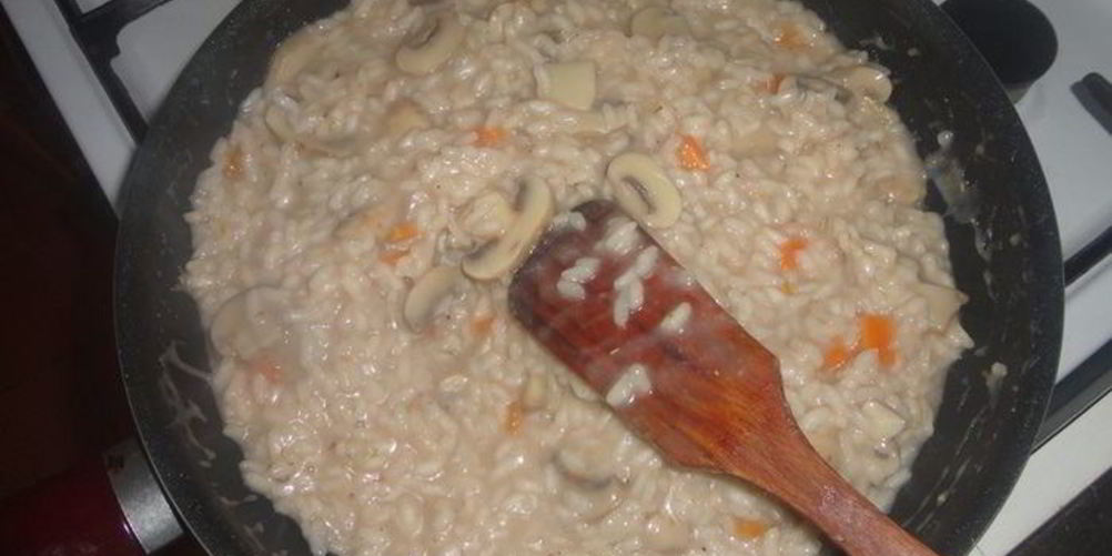 Рецепт ризотто с грибами и розмарином