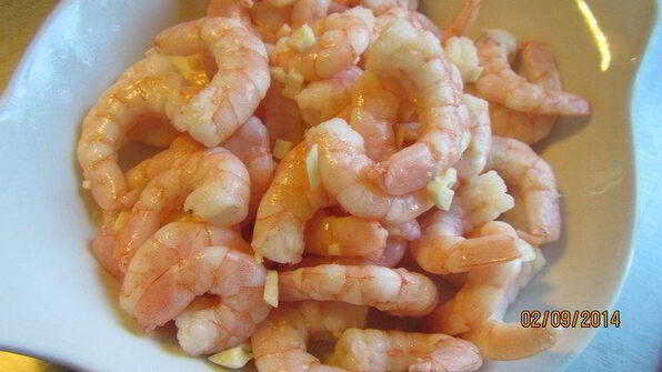 ризотто с креветками и ароматными травами