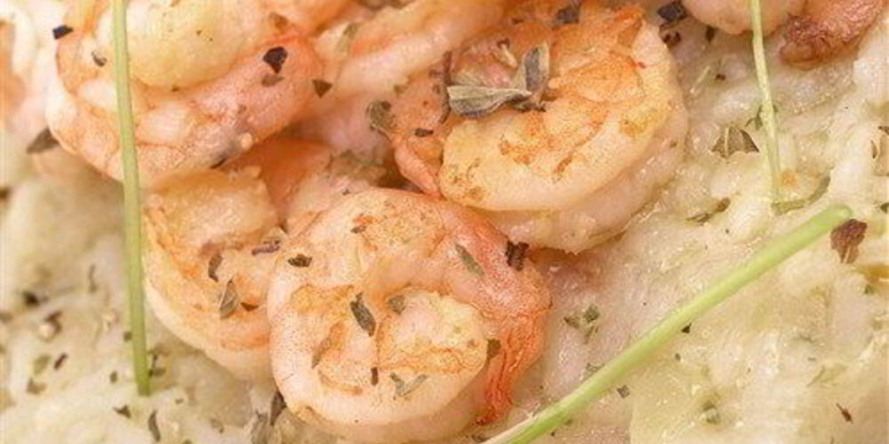 Рецепт ризотто с креветками и белым вином