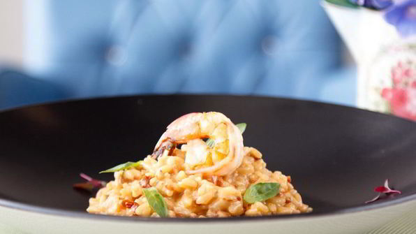 ризотто с креветками