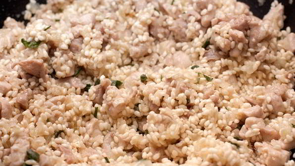 ризотто с кроликом