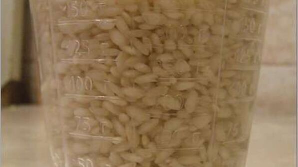 ризотто с куриной печенью