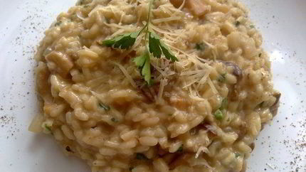 Ризотто с лесными грибами