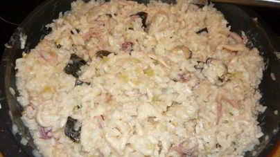 Ризотто с морепродуктами