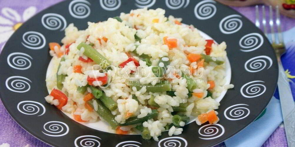 Рецепт ризотто с овощами