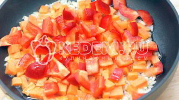 ризотто с овощами