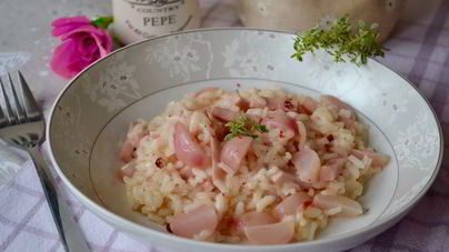 Ризотто с редисом