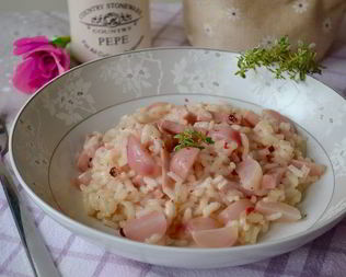 Ризотто с редисом