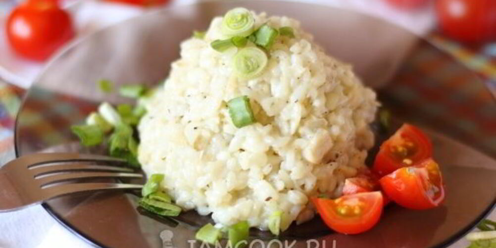 Рецепт ризотто с рыбой