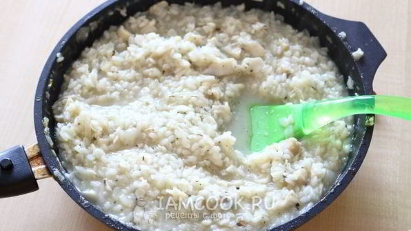 ризотто с рыбой