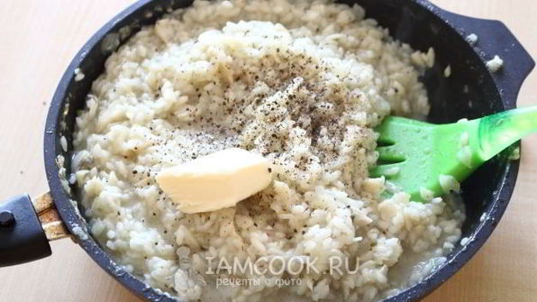 ризотто с рыбой