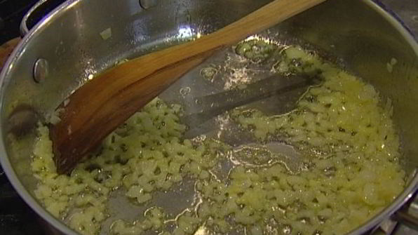 ризотто с семгой