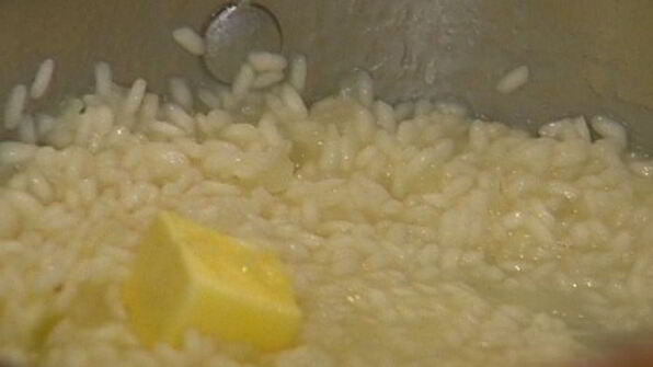 ризотто с семгой