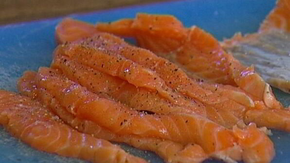 ризотто с семгой