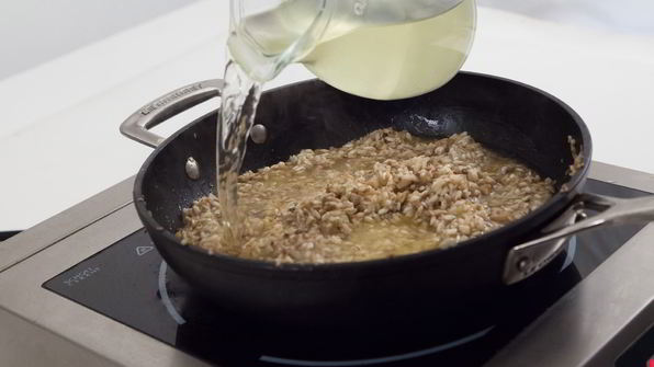 ризотто с шампиньонами