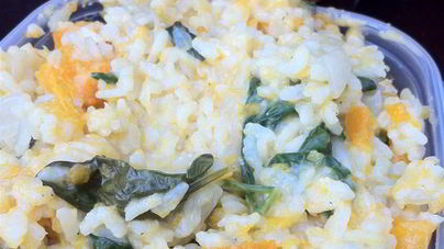 Ризотто с тыквой и фетой