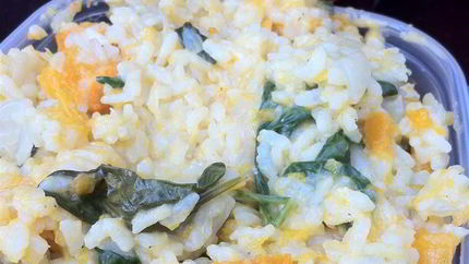 Ризотто с тыквой и фетой