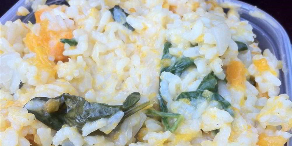 Рецепт ризотто с тыквой и фетой