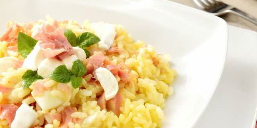 Рецепт ризотто с ветчиной и овощами